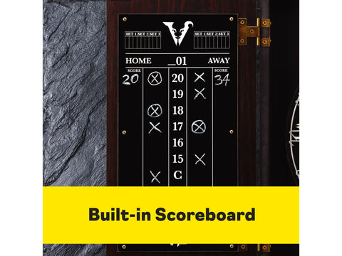 Image of Viper Vault Deluxe Dartboard Cabinet with Pro Score - HomeFitPlay