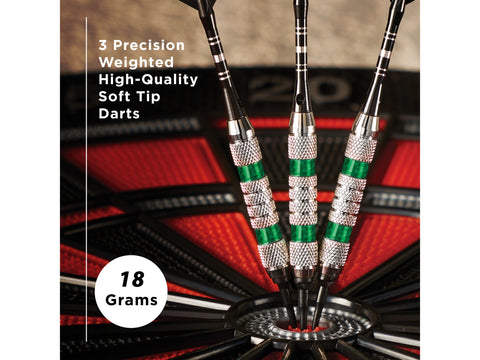 Image of Viper Wind Runner Green Soft Tip Darts 18 Grams - HomeFitPlay
