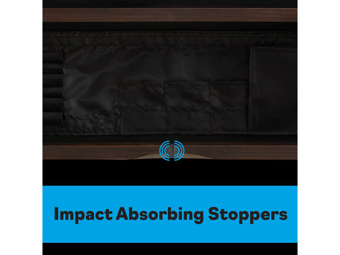 Image of Viper Metropolitan Espresso Steel Tip Dartboard Cabinet - HomeFitPlay