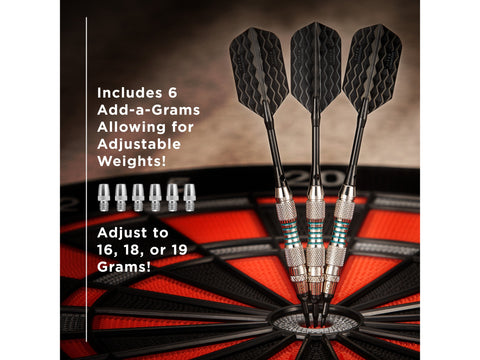 Image of Viper Bobcat Adjustable Soft Tip Darts Green Rings 16-19 Grams - HomeFitPlay