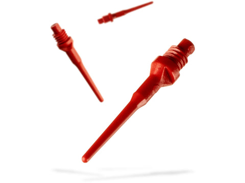 Image of Viper Tufflex Tips II 2BA Red 500Ct Soft Dart Tips - HomeFitPlay