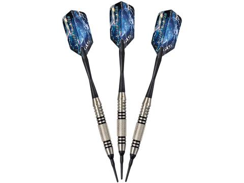 Image of Viper Silver Thunder Soft Tip Darts 1 Knurled Ring 20 Grams - HomeFitPlay