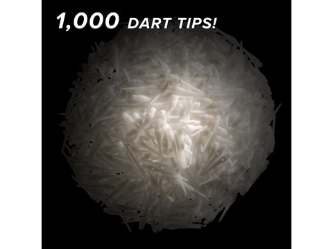 Image of Viper Tufflex Tips III 2BA 1000ct Soft Dart Tips White - HomeFitPlay