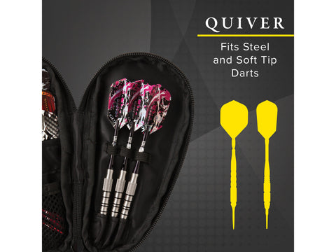 Image of Casemaster Quiver Black Dart Case - HomeFitPlay