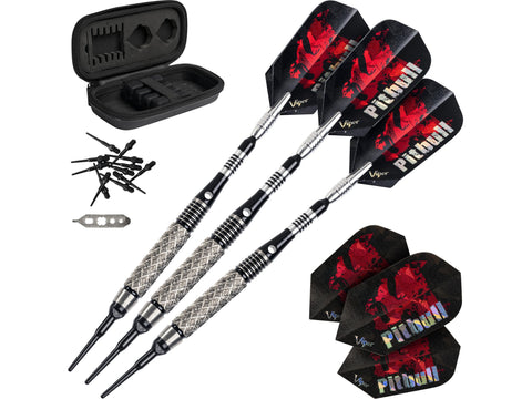 Image of Viper Pitbull 90% Tungsten Soft Tip Darts Diamond Cut Barrel 18 Grams - HomeFitPlay
