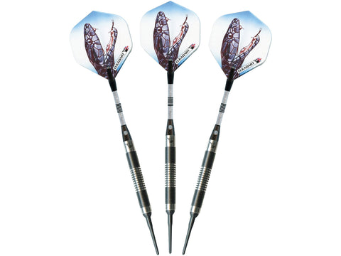 Image of Elkadart Black Mamba 80% Tungsten Soft Tip Darts Thin Barrel - HomeFitPlay