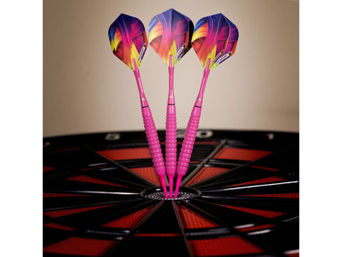 Image of Elkadart Neon Pink Soft Tip Darts 18 Grams - HomeFitPlay