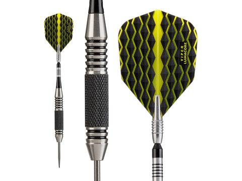 Image of Viper The Freak Steel Tip Darts Knurled and Grooved Barrel 22 Grams - HomeFitPlay