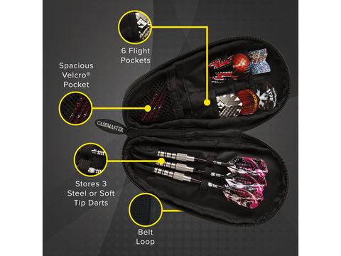 Image of Casemaster Quiver Black Dart Case - HomeFitPlay