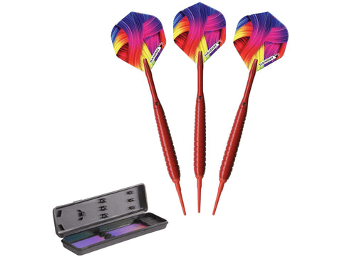 Image of Elkadart Neon Red Soft Tip Darts 18 Grams - HomeFitPlay