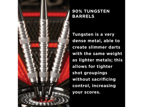 Image of Viper V-Factor 90% Tungsten Soft Tip Darts Grooved Barrel 18 Grams - HomeFitPlay