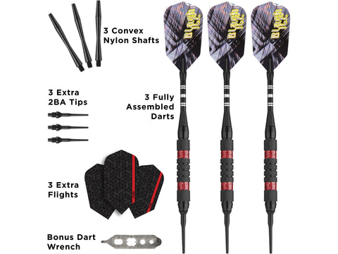 Image of Viper Black Ice Red Soft Tip Darts - HomeFitPlay