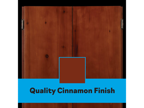 Image of Viper Metropolitan Cinnamon Steel Tip Dartboard Cabinet - HomeFitPlay