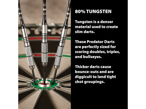 Image of Fat Cat Predator 80% Tungsten Steel Tip Darts 23 Grams - HomeFitPlay