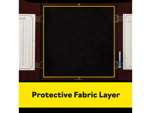 Image of Viper Hudson Dartboard Cabinet Mahogany - HomeFitPlay