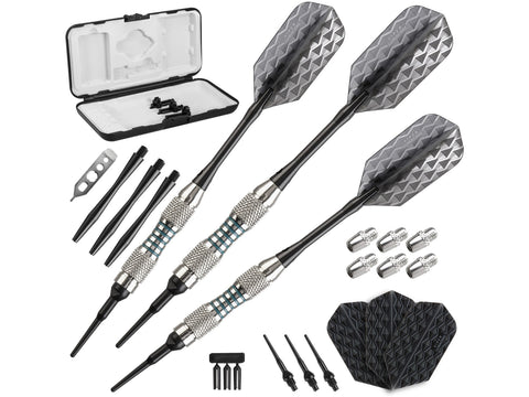 Image of Viper Bobcat Adjustable Soft Tip Darts Green Rings 16-18 Grams - HomeFitPlay