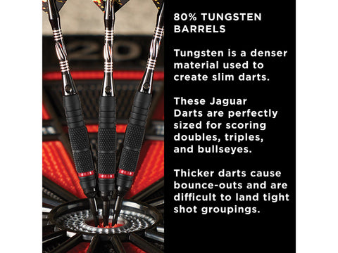Image of Viper Jaguar 80% Tungsten Soft Tip Darts 2 Knurled Rings 18 Grams - HomeFitPlay