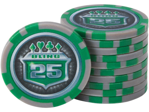 Image of Fat Cat Bling 13.5 Grams 500Ct Poker Chip Set - HomeFitPlay