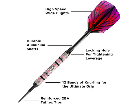 Image of Viper Wings 80% Tungsten Soft Tip Darts 16 Grams - HomeFitPlay