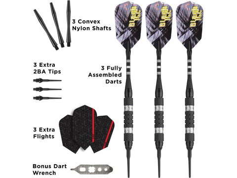 Image of Viper Black Ice Silver Soft Tip Darts - HomeFitPlay