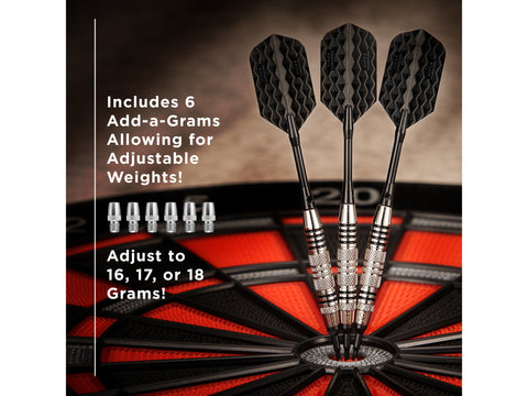 Image of Viper Bobcat Adjustable Soft Tip Darts Black Rings 16-18 Grams - HomeFitPlay