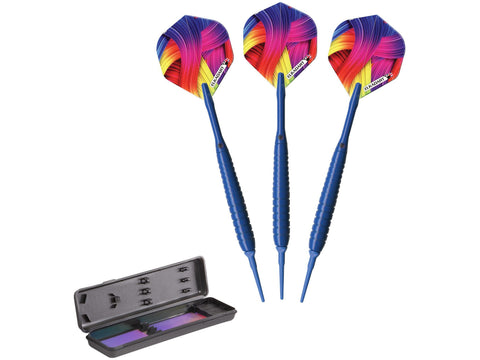 Image of Elkadart Neon Blue Soft Tip Darts 18 Grams - HomeFitPlay