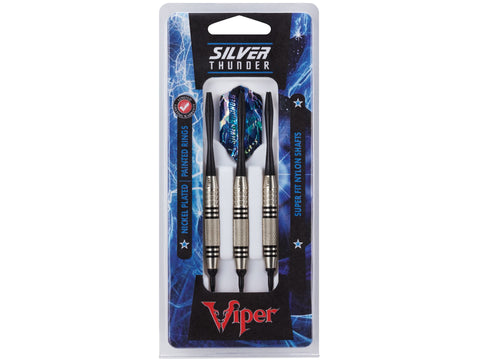 Image of Viper Silver Thunder Soft Tip Darts 1 Knurled Ring 20 Grams - HomeFitPlay