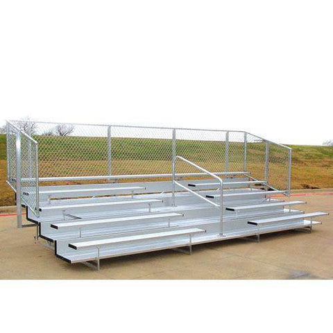 Image of BLEACHER 10ROW 180 SEAT W/FENCE RAIL 27' | 1135268