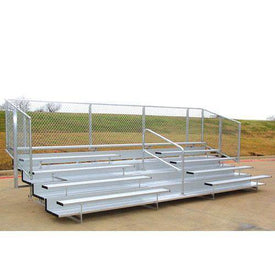 BLEACHER 8 ROW 144 SEAT W/FENCE RAIL 27' | 1135213 