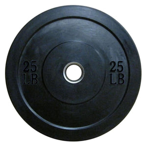 Olympic Rubber Plate Black 25LB by Champion Barbell | 1459644