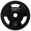 Olympic Rubber Plate Black 35LB by Champion Barbell | 1459645