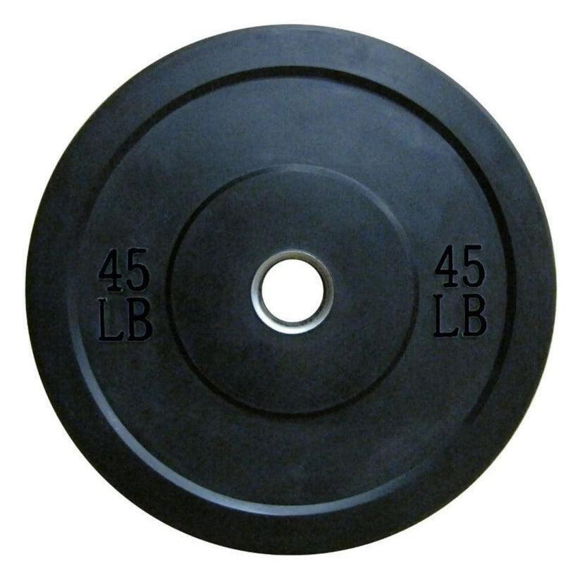 Olympic Rubber Plate Black 45LB by Champion Barbell | 1459646