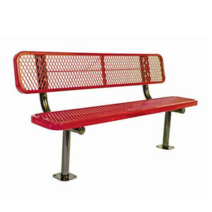 6'  Bench w/Back Surf Mnt Diamond | 1275834