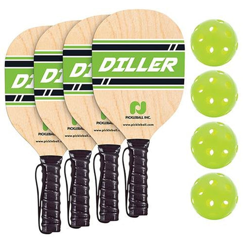 Image of Diller 4 Player Paddle & Ball Pack | 1450227