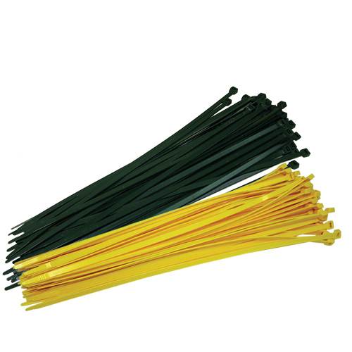 CS 19" ZIP TIES - YELLOW 100/BAG | 1196764