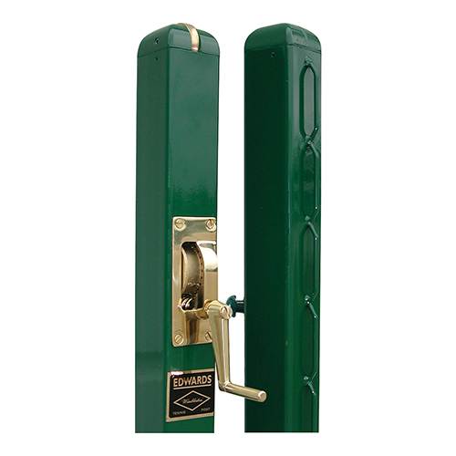 Edwards Wimbledon Square Posts-3" Black | 1234442