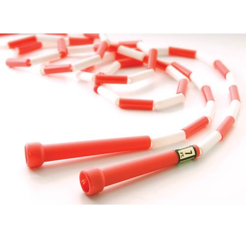 7' Segmented Skip Rope Red/White | 1040159
