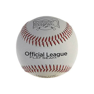 Mark 1&trade; Official League Flat-Seam Baseballs (12-Pack) | BSOLBFS