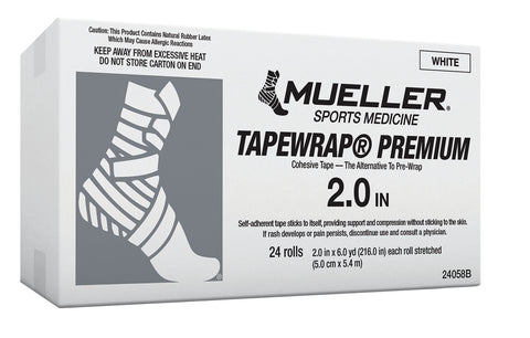 Image of Tapewrap Premium 24 Rolls 2" x 6YD Wht | MU24058B