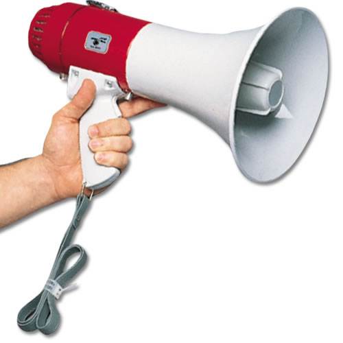 1000 Yard Megaphone w/ Built in Trigger Microphone | MSMEG51W