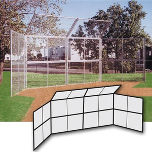 Chin Link Backstop - 20' No Hood | BSCL20