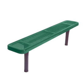 6'  Park Bench w/o Back Inground Perf | 1275926