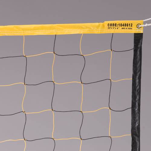 Economy Yel/Blk Volleyball Net | 1048612