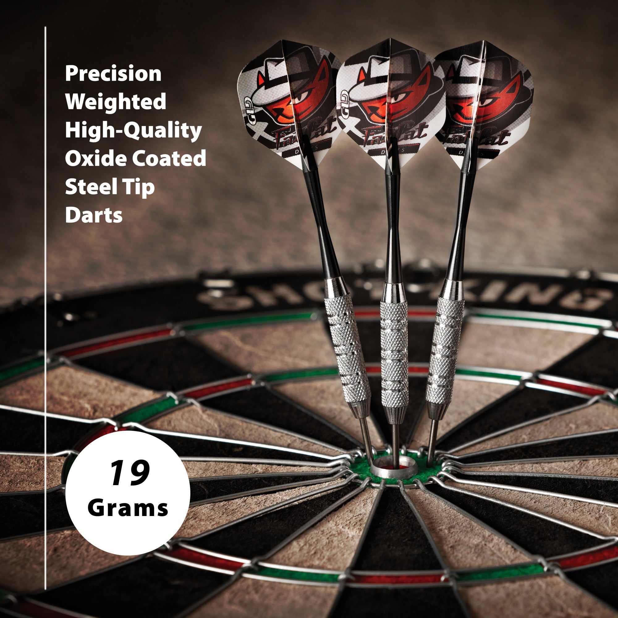 Fat Cat Darts in a Jar Steel Tip 20 Grams 21 Count
