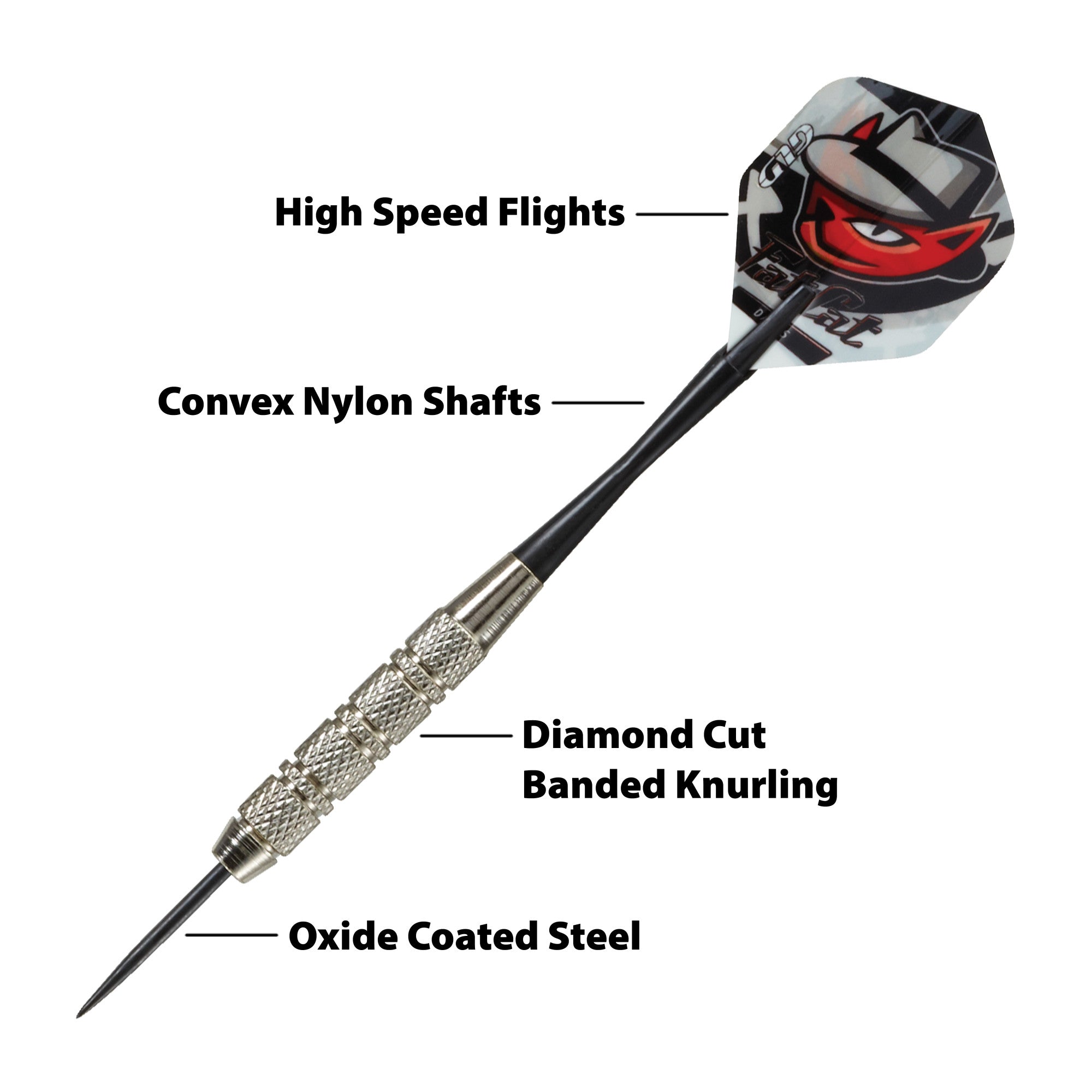 Fat Cat Darts in a Jar Steel Tip 20 Grams 27 Count
