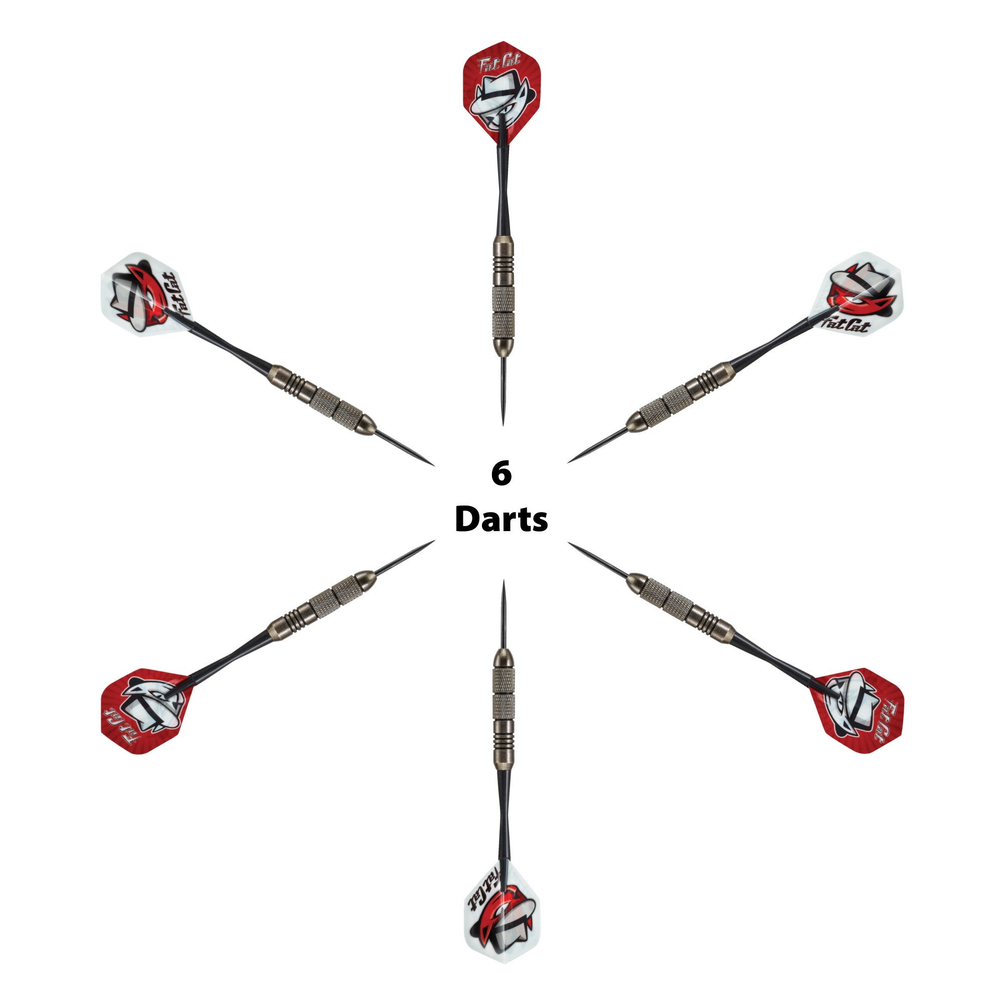Fat Cat Twin Pack Steel Tip Darts 19 Grams
