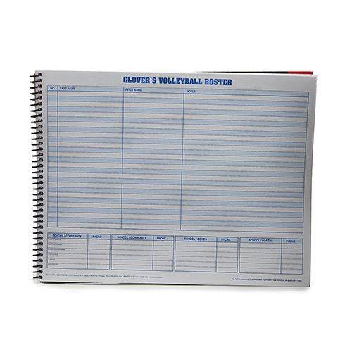 Buy volleyball scorebook online for tracking scores, rotations, and match statistics easily