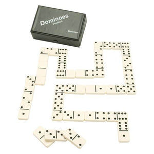 DELUXE DOUBLE SIX DOMINOES W/CASE | 1238211