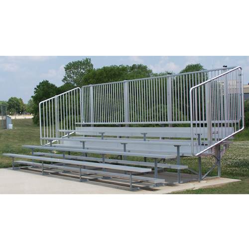 BLEACHER 8R 144S 27' W/VERTICAL RAIL | 1196573
