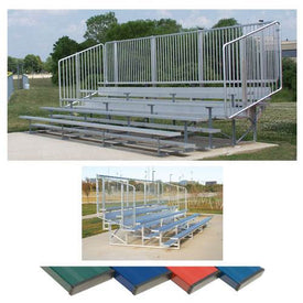 4 Row 15' Vertical Picket Bleacher | NB0415V